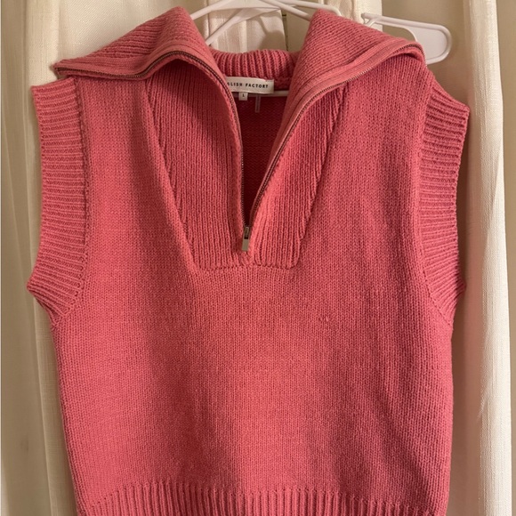 English Factory Pink Knit Cardigan - Picture 1 of 3